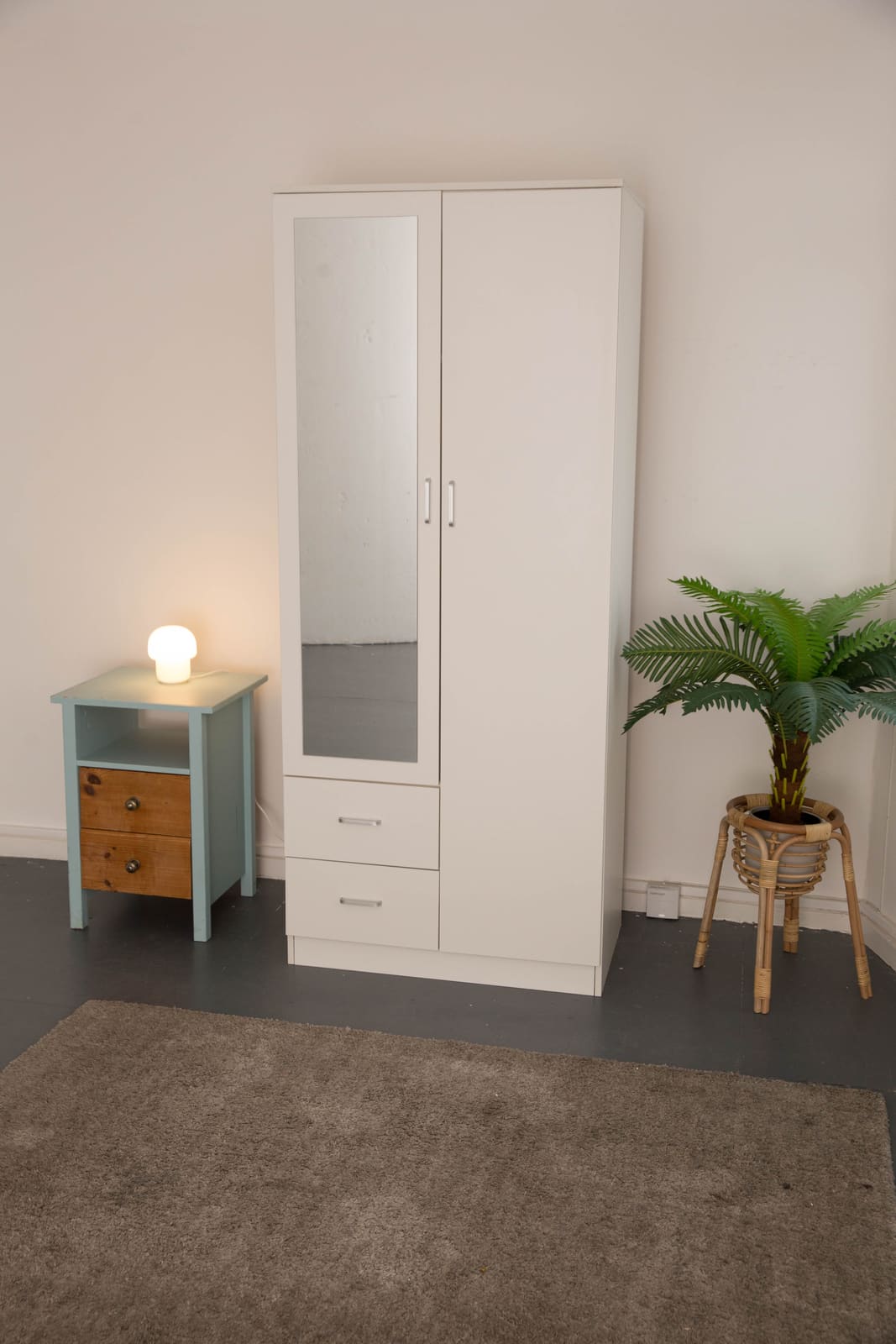 White 2 Door Wardrobe Delivered in Arkley